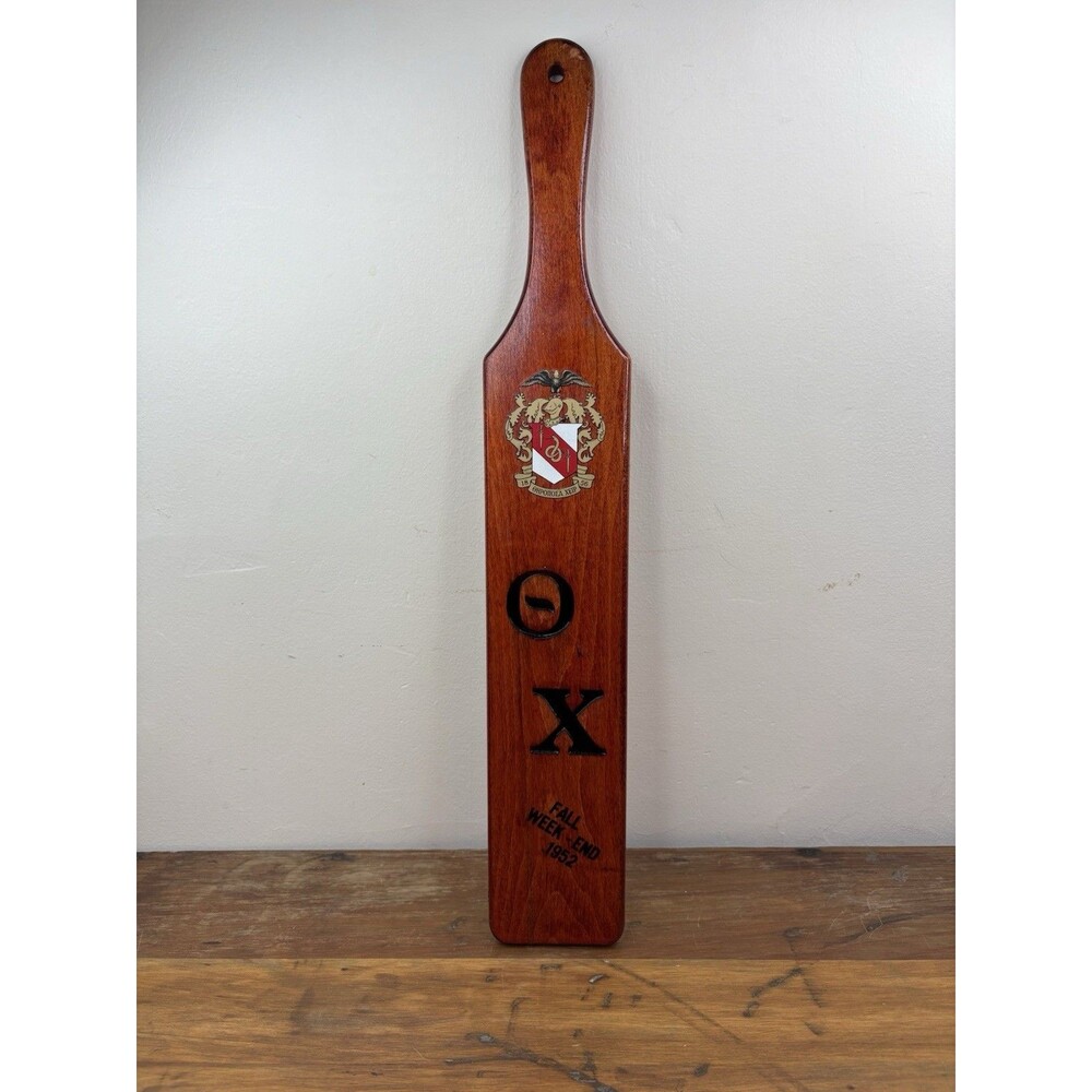 Vintage Alpha Phi Alpha Cornell Wood Paddle Lambda Chapter Historic Black Frat
